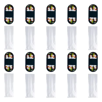 

1 Set Transparent Cookie Bag Bread Bag for Shop Home Restaurant