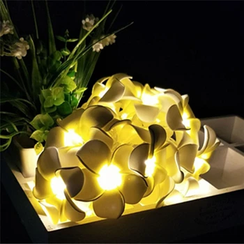 

LED String Light Fairy Lights Garland Christmas Outdoor Wedding Party Decoration Lamp Frangipani Lamp For Home Decor