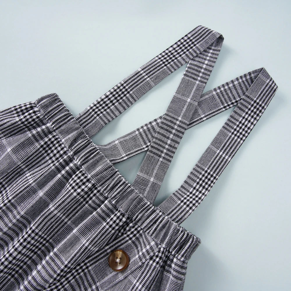 Pudcoco/Одежда для новорожденных мальчиков и девочек комбинезон с длинными рукавами и пуговицами топы, длинные штаны на бретелях комплекты одежды из 2 предметов на осень