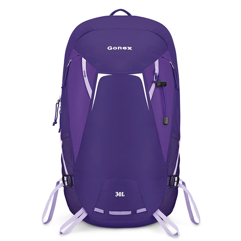 Purple Gonex 30 л походный дорожный рюкзак легкий водонепроницаемый рюкзак для ежедневного использования и активного отдыха Кемпинг Альпинизм - Цвет: Purple