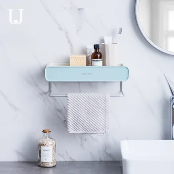 

Youpin Jordan&Judy Bathroom Storage Rack Toilet Wall Storage Rack Washstand Free Punch Box Storage Box Towel Rack