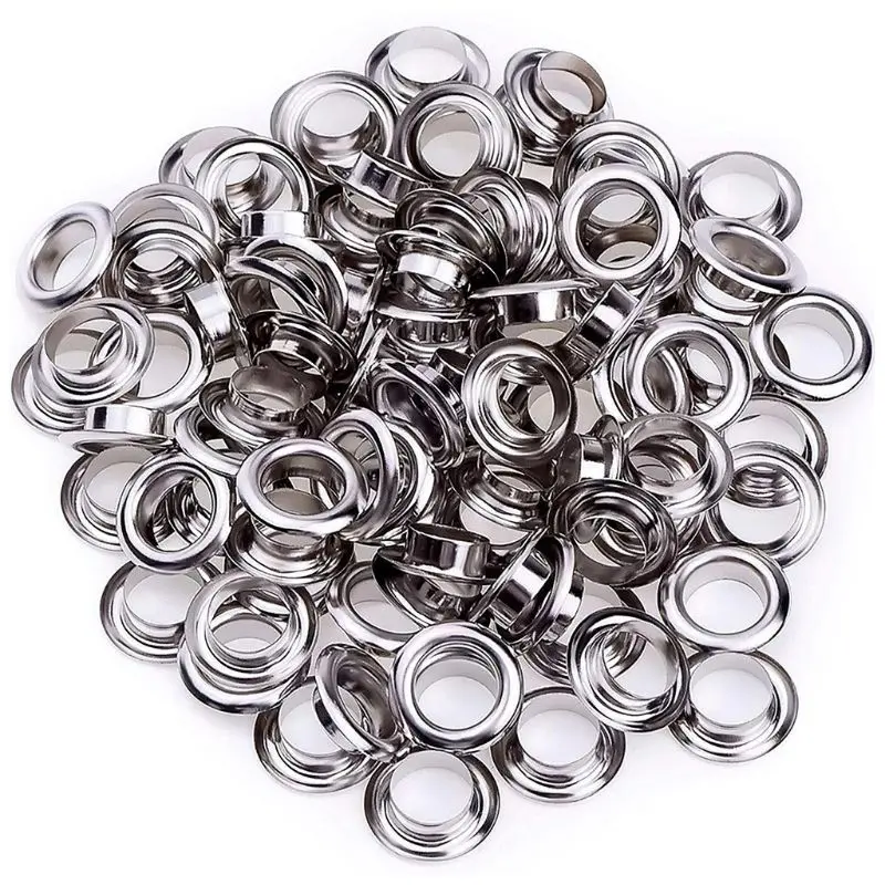 

10mm Inner Diameter Grommet Setting Tool Kit 100Set Grommets Eyelets with Box