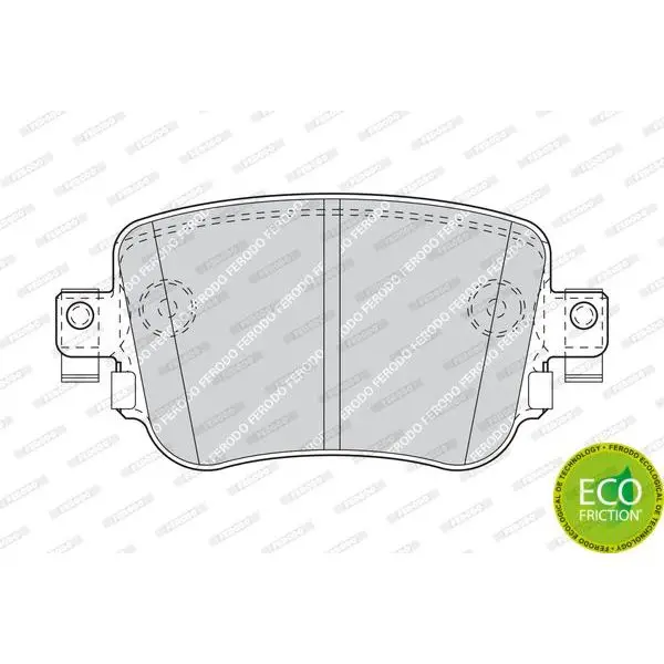 Колодки дисковые задние Seat Leon, Skoda Octavia 2.0TFSI/2.0TDI
