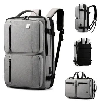 

2020 New Style Computer Backpack Men and Women Backpack Mass Triple Use Can Be Hand Multi-functional Expanding Business Backpack