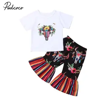 

Kids Baby Girl Clothes Flower Tops Shirt Pants Leggings Outfit Summer Toddler Clothing Girls Boutique Outfits Children Clothes