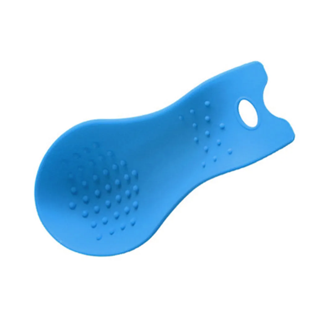 Home Drink Glass Non Slip Pad Holder Insulation Tray Kitchen Accessories Soft Silicone Coaster Spoon Mat Heat Resistant