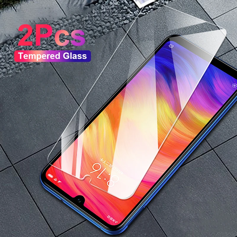 2 шт. закаленное стекло Redmi note 7 8 pro Защитное для Xiaomi note7 защита экрана redme 7pro 8pro |