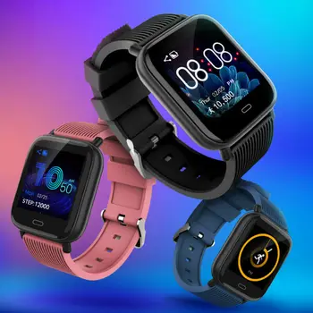 

Smart Fitness Sport Watch Blood Pressure Heart Rate Monitor For iOS Android IP67