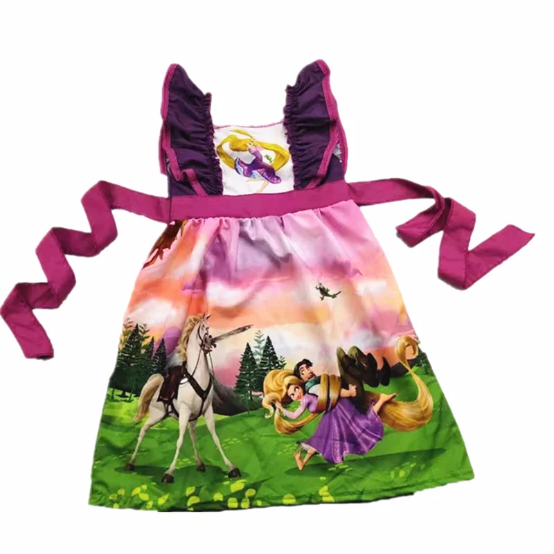 Осенняя детская одежда; костюм с подтяжками; платье Рапунцель и принца; комплект костюмов для девочек