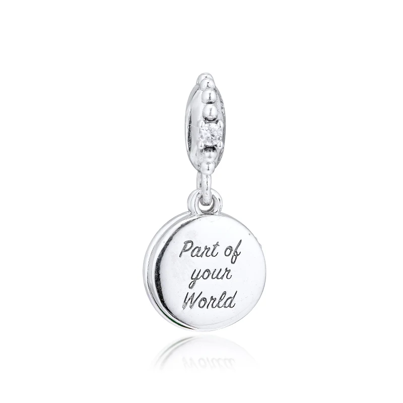 CKK Fit Pandora браслет Ариэль бусины для Подвески для изготовления украшений Стерлинговое Серебро 925 оригинальные бусины Шарм Kralen Berloque perles