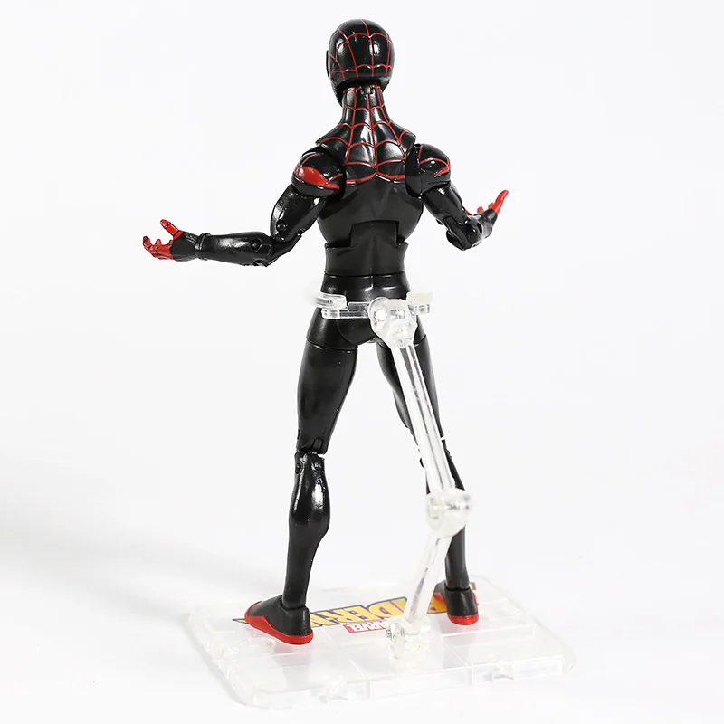 Marvel Человек-паук Miles Morales Gwen Stacy Питер Паркер Черный Человек-паук 2099 ПВХ фигурка Коллекционная модель игрушки