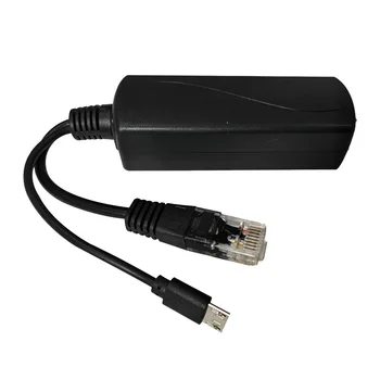 

Micro USB Compact Active POE Splitter Adapter Practical Multifunction 48V To 5V 2A 100 MHz Network Tools Office Business Home