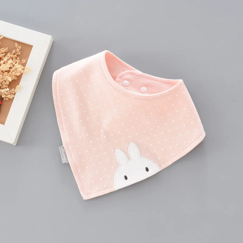 Korean Style Newborn Bibs Cartoon Modeling Children's Bib Triangle Scarf Drooling Saliva Towel Maternal and Child Supplies (4)