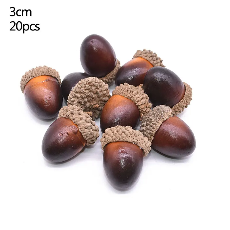 20pcs nut Счастливый благодарный подарок шар Фольга Письмо шар кленовые листья гирлянда баннер осень День благодарения украшения, товары для вечеринки дома - Цвет: 20pcs nut