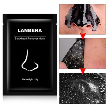 

Bamboo Charcoal Blackhead Remover Deep Nose Pore Cleasing Strip Nose Sticker Pig Nose Mask Charcoal Pore Strip Deep Clean