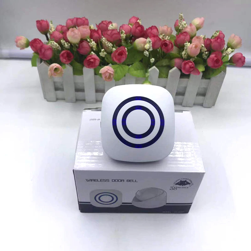 Wireless Motion Detector PIR Sensor Gate Entry Door Bell Welcome Door Bell for US Plug