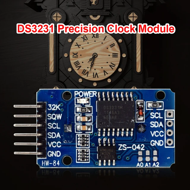 5pcs Moduli RTC AT24C32 Per Arduino | Orologio Tempo Reale Ad Alta Precisione | Con Memoria 32K - Foto 8