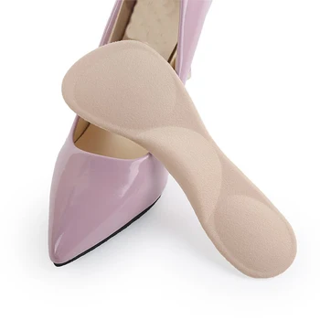 

Hot Sale Women Insoles For Shoes Breathable Sweat Arch Support Anti-slip Massaging High Heels Shoes Pad High Quality Unisex