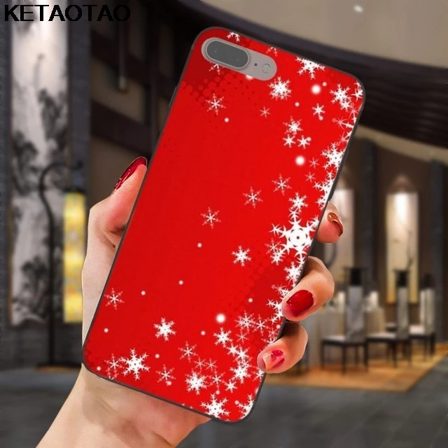 Армейский зеленый KETAOTAO Рождество Снежинка Олень телефон чехол s для iPhone 4S SE 5C 5S 6S 7 8 Plus X XS XR 11 Pro Чехол Мягкий ТПУ резиновый силиконовый - Цвет: Армейский зеленый