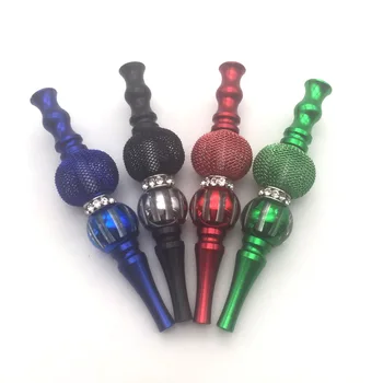 

Best Christmas Gift Skull Shape jewelry Shisha Hookah tips Blunt Holder Cigarette Holder Hookah Mouthpiece Tips With Gift Bag