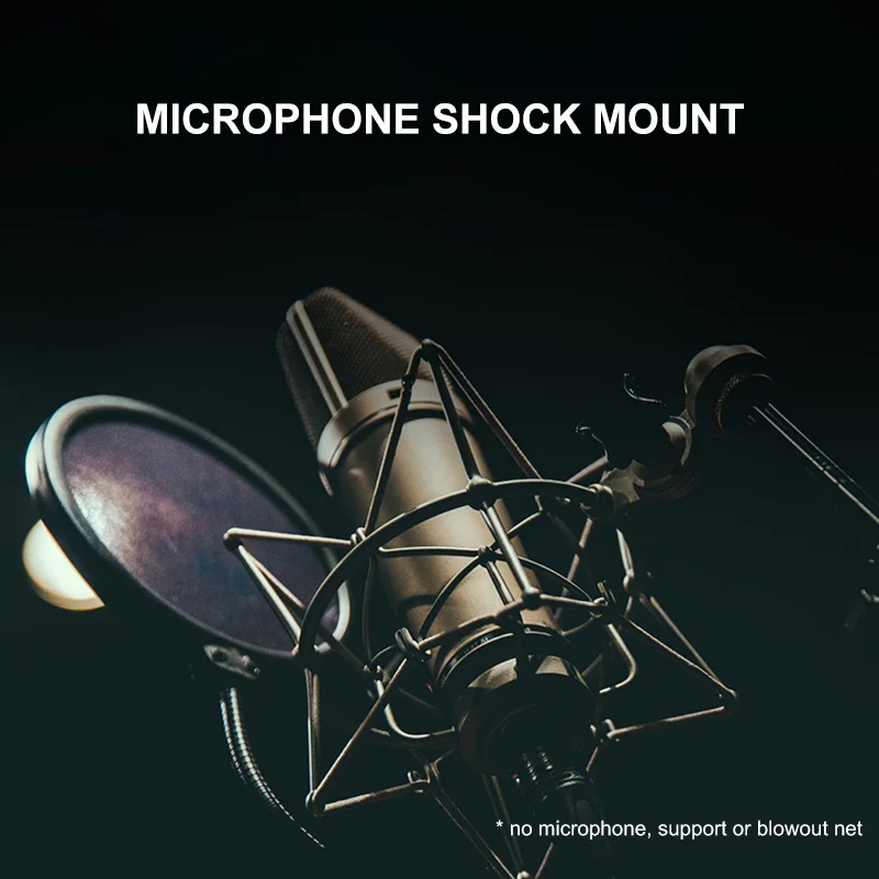 Универсальный металлический Shockmonut Студийный микрофон для записи с креплением от паука Держатель для микрофона зажим для вещания компьютера BM 700 800