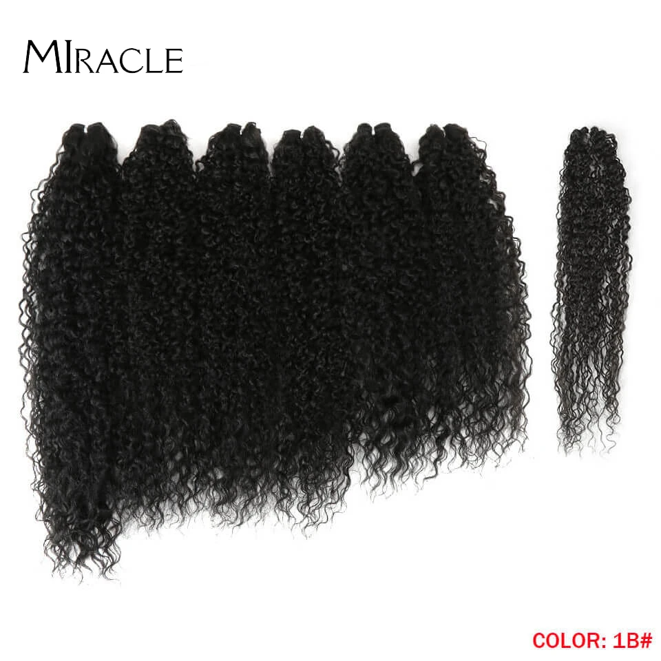 Pacotes de cabelo encaracolado afro kinky 6