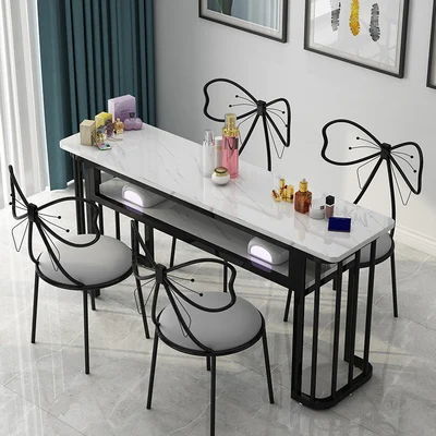 Web celebrity Nordic nail table simple economy single small double nail table