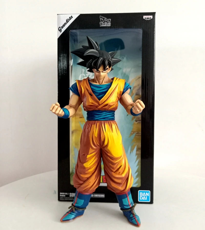 WSTXBD BANPRESTO Original Dragon Ball Z DBZ Grandista GROS Ros Base Normal Goku Manga Version PVC Figure Toys Figurals Dolls | Игрушки и