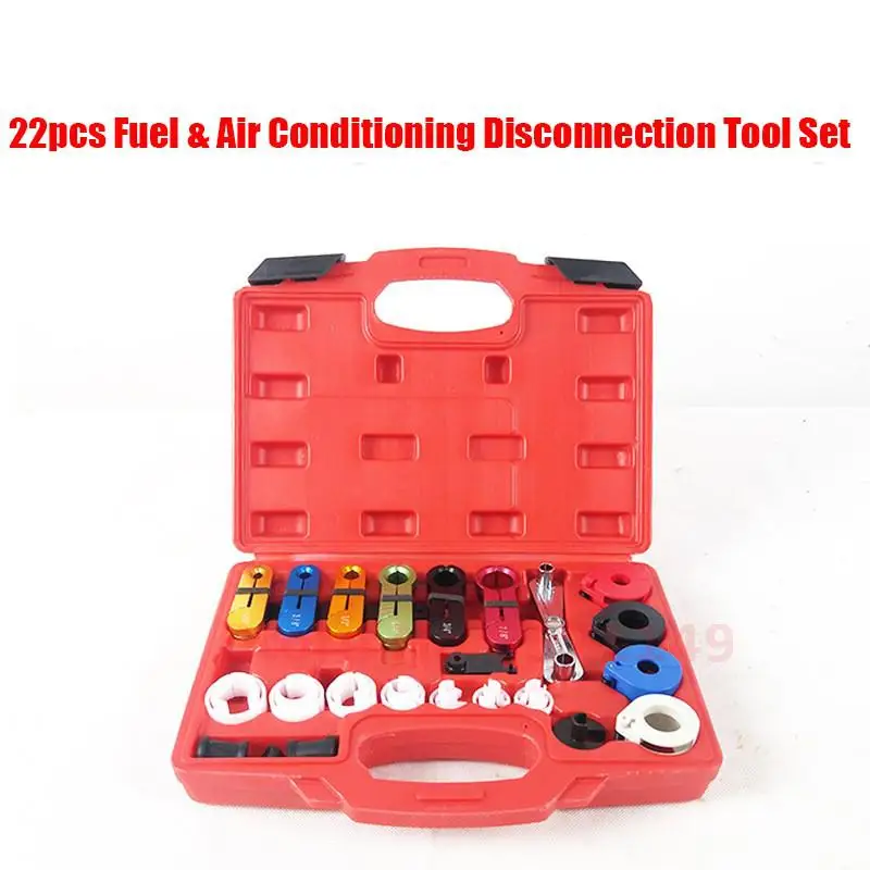 

22 шт. инструмент отключения топлива и кондиционера набор автомобильных топливных линий шланга переменного тока