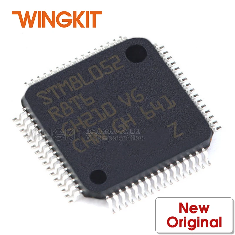 1 шт. STM8L052R8T6 LQFP64 STM8L052R8 STM8L052 STM8L05 LQFP 64 8 битный микроконтроллер MCU|Аксессуары для