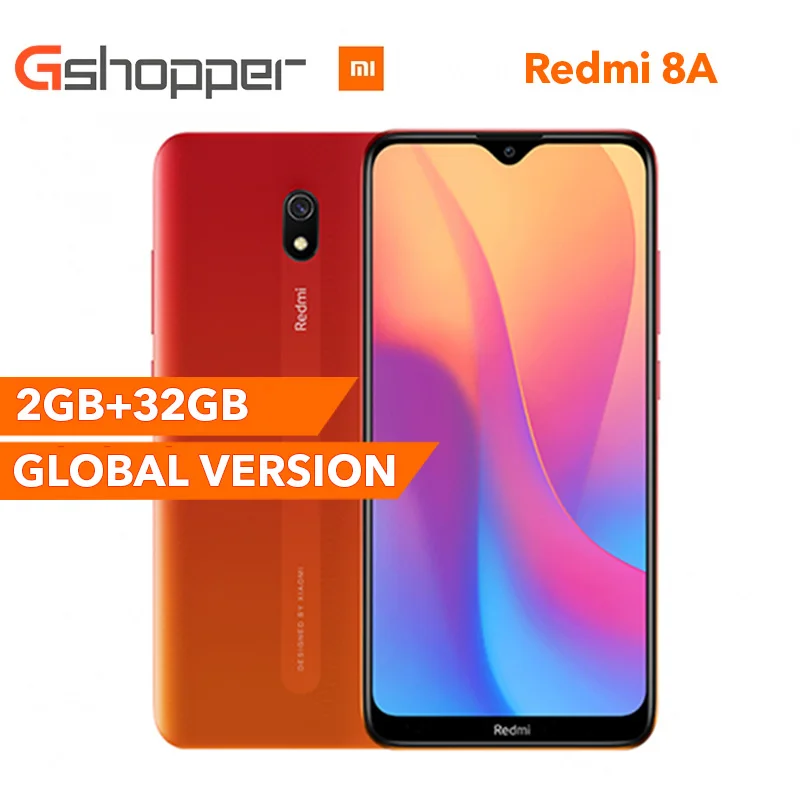  Global Version Xiaomi Redmi 8A 32GB ROM 2GB RAM Mobile Phone Snapdragon 439 Octa Core 6.22” 5000mAh