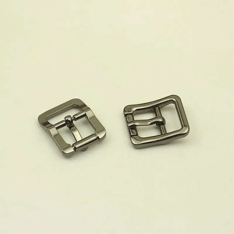 30pcs 15mm Curved Metal Pin Belt Buckles Backpack Adjustment Strap Slider Buckle DIY Garment Clothing Bags Sewing Accessories
