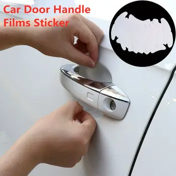 

4Pcs/LOT Car Handle Protection Film Car Exterior Transparent Sticker Automotive Auto Accessories Car Styling Car sticker