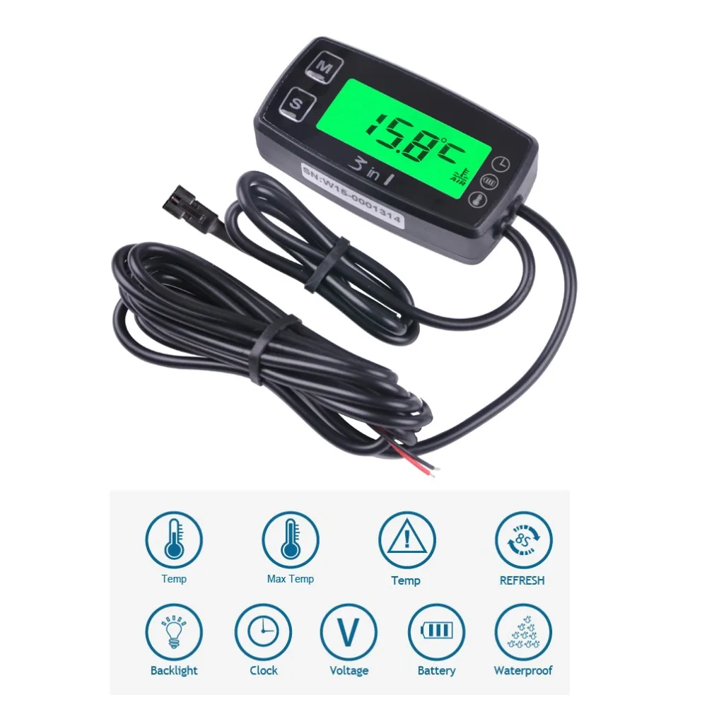 TEMP METER thermometer voltmeter 001