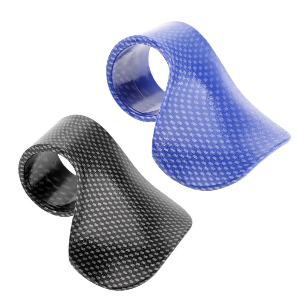 2pcs Motorcycle Handlebar Accessory Throttle Assist, Universal Fit for Motorcycles (Black+Blue)