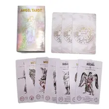 

Angel Tarot Deck Mysterious Divination Love Fate Oracle Cards for Women Girls Cards Party Board Game Table Card Playing