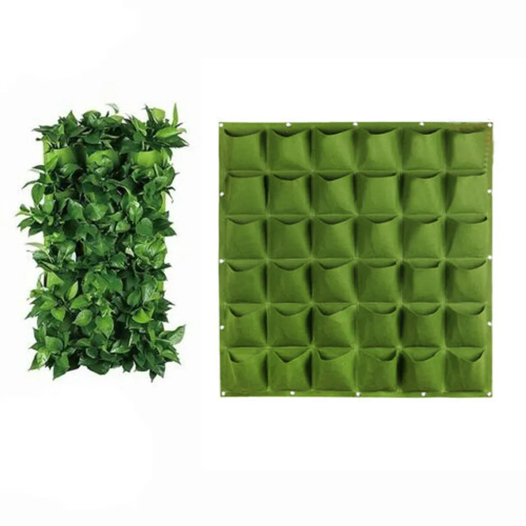 best selling products Vertical Greening Hanging Wall Garden Plant Grow Pot Bag Planter 36 Pocket support dropshipping