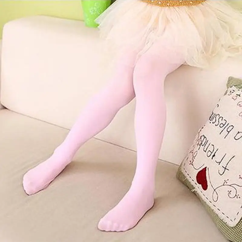 Stretchy Convertible Solid Dancing Tights Dance Stocking Ballet Pantyhose for Kids Clothing Accessories