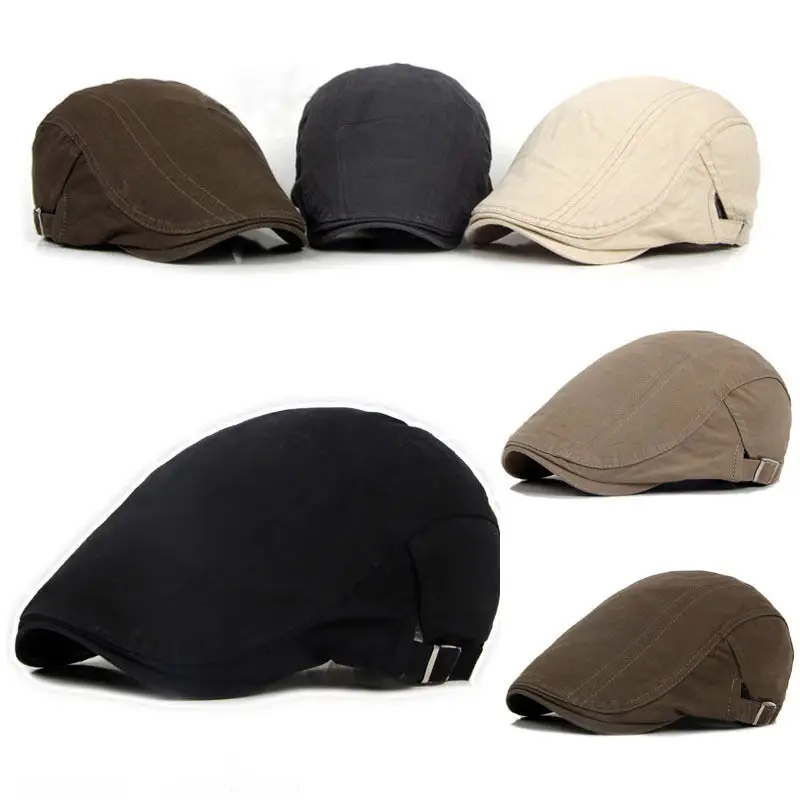 Новые мужские шапки-береты из плюща, Кепка для гольфа, для вождения, плоская кепка таксиста кепка газетчика-Мода