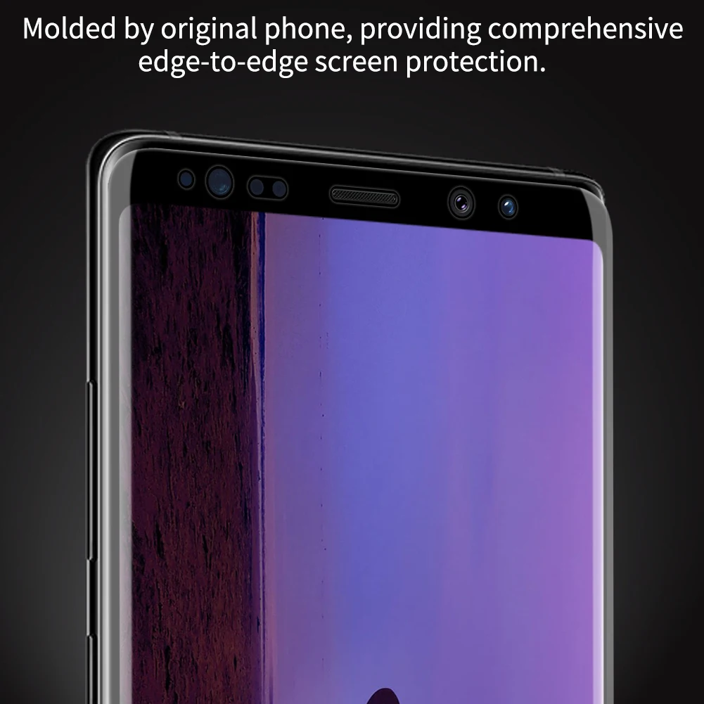 Arc cuvred полное покрытие стекло для samsung Galaxy s9 plus note 8 9 закаленное стекло Nillkin DS+ Max Защитная пленка для экрана