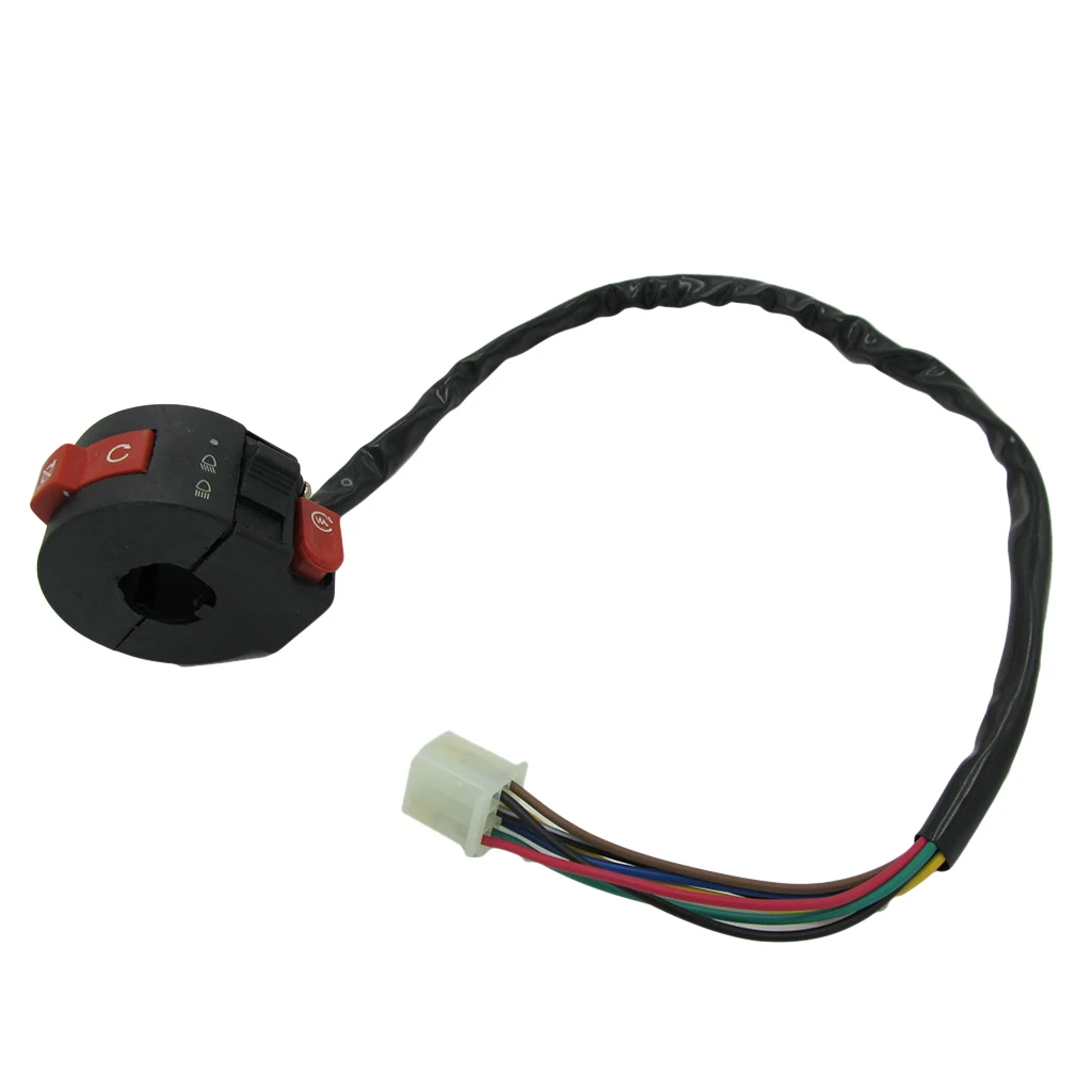 

7 Wire Left Handlebar Switch Button Housing for 50 70 90 110 125cc ATV Quad