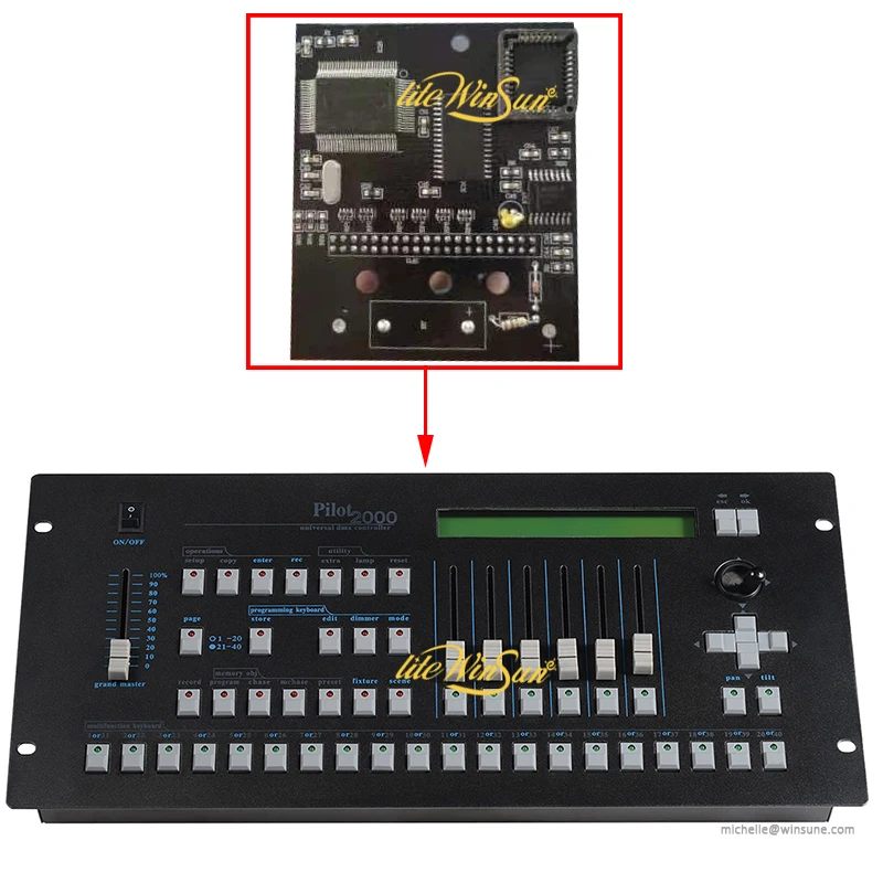 pilot 2000 dmx stage lighting controller dmx 512 console 2000 pilot