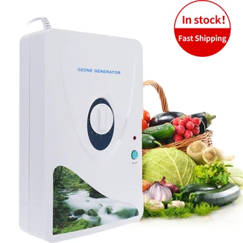 

600mg/h Ozone Generator Ozonator O3 Timer Air Purifiers Purify Oil Vegetable Meat Air Water Kill Bacteria Disinfecting