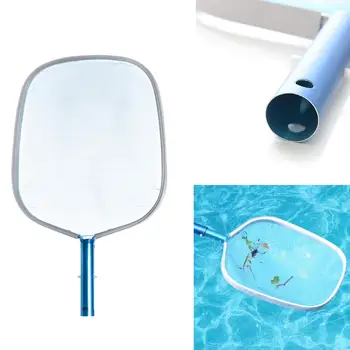 

Metal Leaf Rake Fine Mesh Frame Net Skimmer Cleaner Swimming Pool Pond Spa Tool