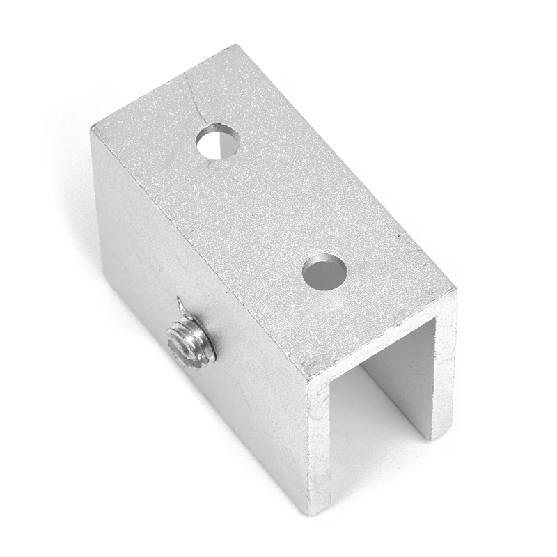 2rectangular-образный стеклянный зажим стеклянной полки с винтами