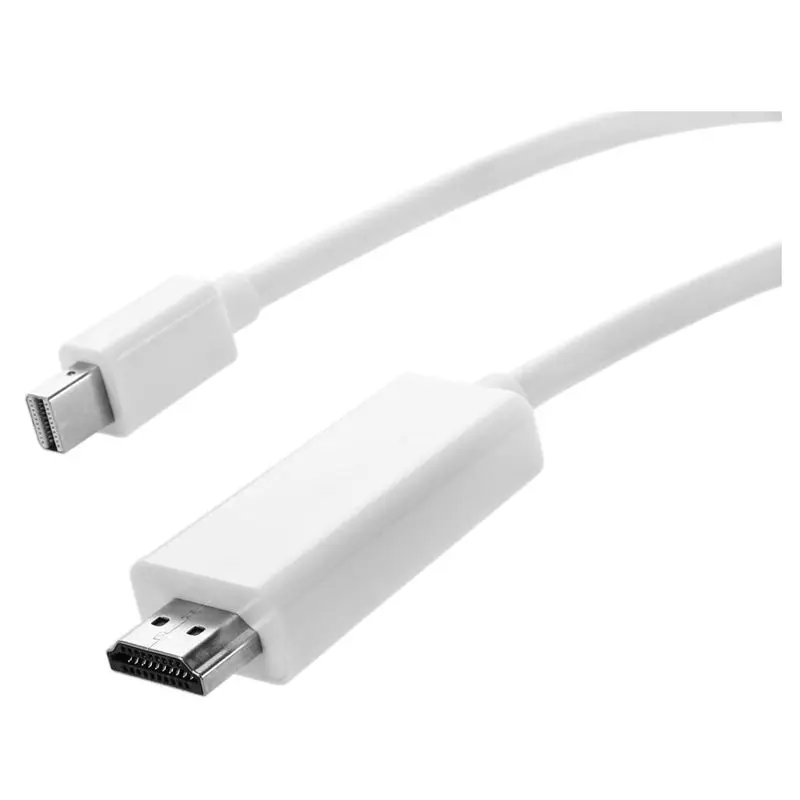 6 футов 1,8 м Mini DisplayPort DP папа-папа dvi hdmi Кабель-адаптер конвертер для mac