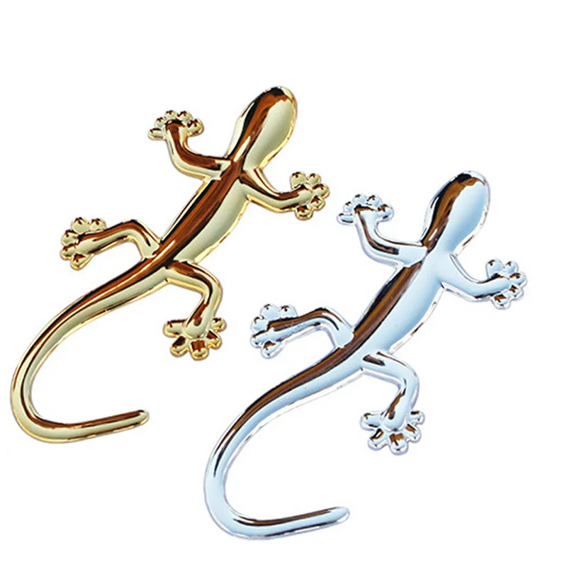 Металлический/пластиковый твердый толстый Gecko бампер наклейка s 3D бампер наклейка s Светоотражающая наклейка крутой Bihuo бампер для просителей