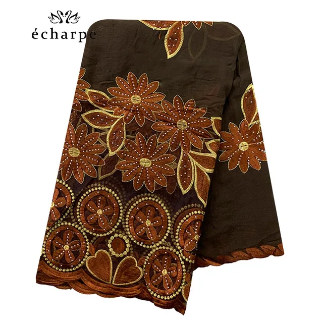 New African Women Scarfs muslim embroidery soft cotton big scarf for shawls wraps pashmina BM937 BM937-10