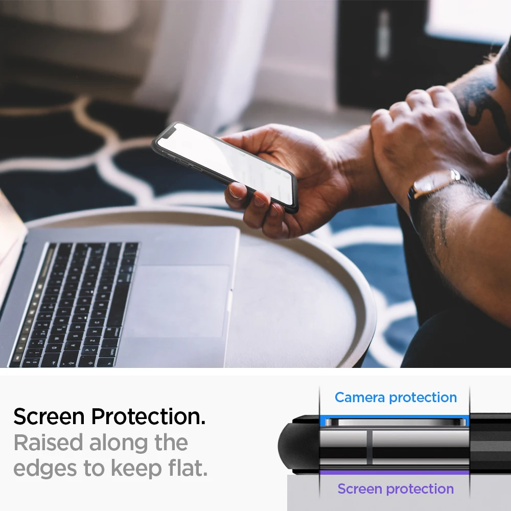 Spigen прочная Броня серия MIL-STD сопротивление падению гибкий, мягкий, полиуретановый матовый черный чехол для iPhone 11