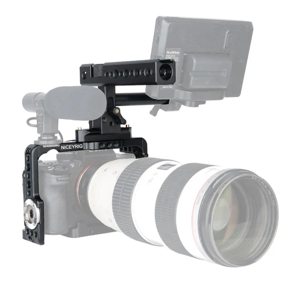 NICEYRIG для SONY A7III/A7MIII/A7II/A7RII/A7RIII/A7SII фотостудия dslr камера клетка зажим кабеля|Клетки